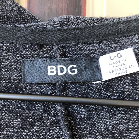 BDG Duster Open Cardigan with Hood Sz L - Picture 3 of 4